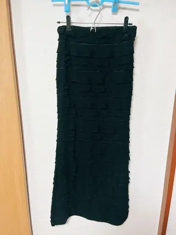 [ kastane ] 프릴 I라인 스커트