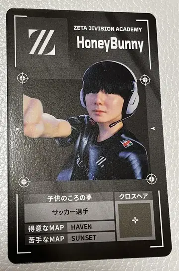VCJ 혜택 플레이어 카드 ZETA AC HoneyBunny