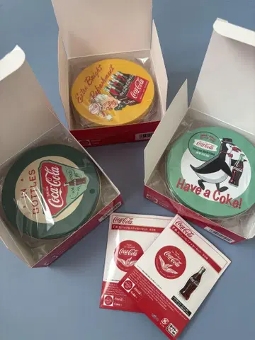 코카콜라 복권 E상 3종 F상 2개 세트