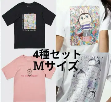UNIQLO POPMART UT 러브부 유니클로 M 4매 세트
