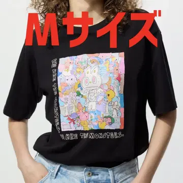 UNIQLO POPMART UT 유니클로 팝마트 라부부 M 블랙
