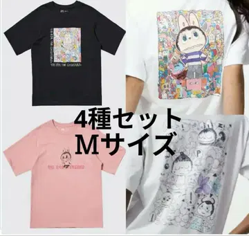 UNIQLO POPMART UT 러브부 유니클로 M 4매 세트