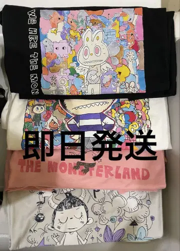 UNIQLO POPMART UT 러브부 유니클로 M 4매 세트