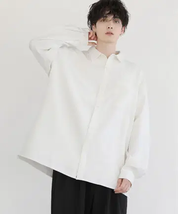 [ LILL ] 빅 실루엣 드레이프 릴랙싱 긴팔 셔츠