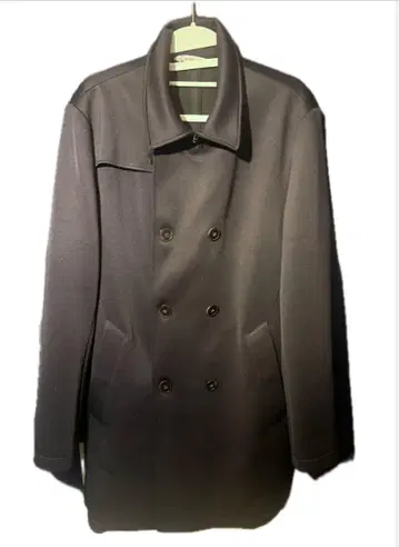 ZARA MAN 자라 더블 브레스트 체스터 코트 네이비 XL