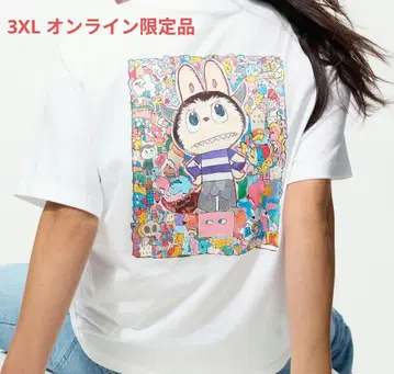UNIQLO 유니클로 팝마트 콜라보 더 몬스터즈 라부부 T셔츠