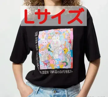 UNIQLO POPMART UT 유니클로 팝마트 라부부 L 블랙