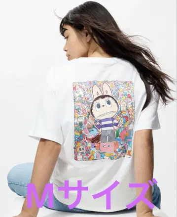 UNIQLO POPMART UT 유니클로 팝마트 라부부 화이트 M