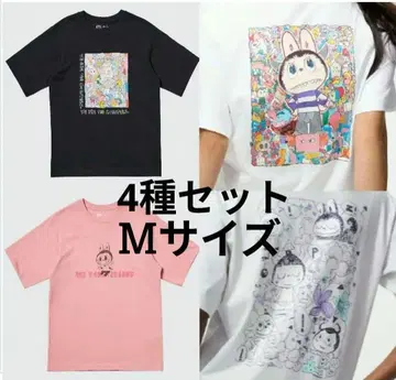 UNIQLO POPMART UT 라부부 유니클로 M 4매 세트