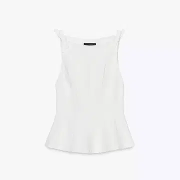 [ ZARA ] 페플럼 리본 상의 S