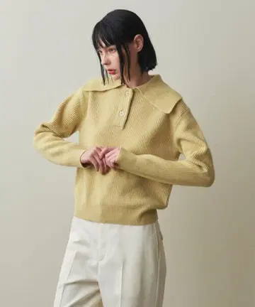 Steven Alan 울 나일론 2버튼 니트
