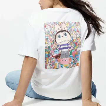 UNIQLO POPMART UT 유니클로 팝마트 라부부 M 화이트