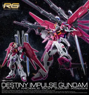 RG 1/144 데스티니 임펄스 건담 & 빛의 날개 세트