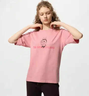 UNIQLO POPMART UT 유니클로 팝마트 라부부 화이트 S