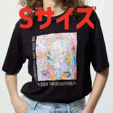 UNIQLO POPMART UT 유니클로 팝마트 라부부 S 블랙