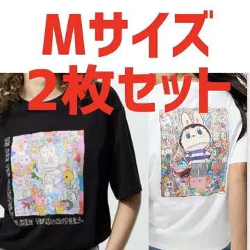 UNIQLO POPMART UT 유니클로 팝마트 라부부 M 화이트 블랙