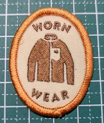 patagonia 파타고니아 WORN WEAR 자수 패치 패치 소
