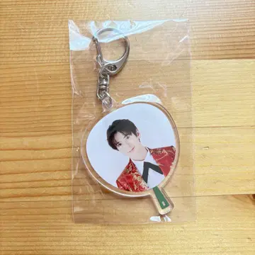 테라다 신지로 부채형 아크릴 키링