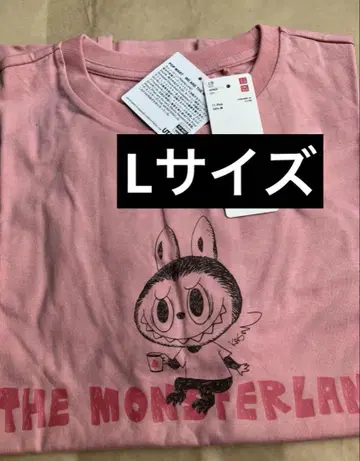 UNIQLO POPMART UT 유니클로 팝마트 라부부 핑크 L