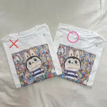 UNIQLO POPMART UT 유니클로 팝마트 라부부 화이트 S