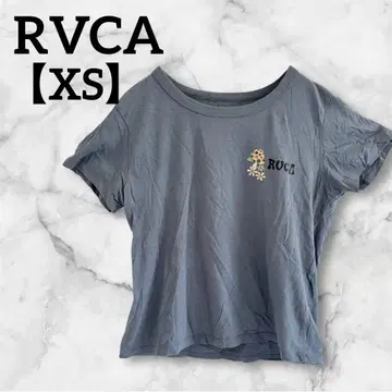 RVCA 루카 티셔츠 [ XS ] 버섯 블루 그레이