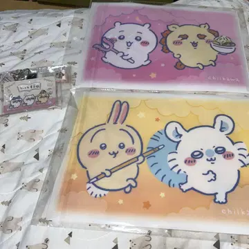 3점 치이카와(먼작귀) 클리어 파일 네임 홀더
