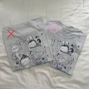 UNIQLO POPMART UT 유니클로 팝마트 라부부 그레이 S