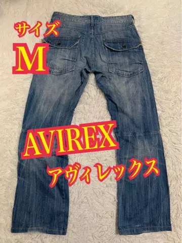 AVIREX 아비렉스 데님 청바지 인디고 M 사이즈