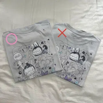 UNIQLO POPMART UT 유니클로 팝마트 라부부 그레이 M
