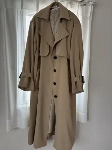 MOUSSY 베이지 트렌치코트 롱 기장 사이즈 1