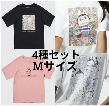 UNIQLO POPMART UT 유니클로 팝마트 라부부 M 사이즈 4매