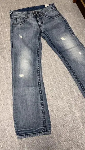 ARMANI 플레어 데님 데미지 진