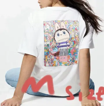 UNIQLO POPMART UT 유니클로 팝마트 라부부 M 사이즈 화이트