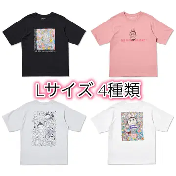 UNIQLO POPMART UT 러브부 유니클로 L 4매 세트