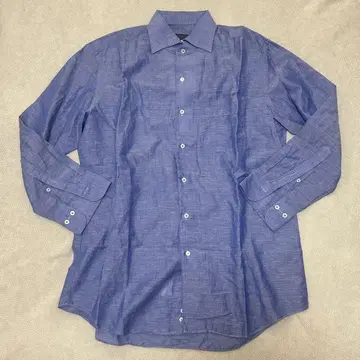 [미사용] DURBAN 긴팔 와이셔츠 블루 일본제 42-82