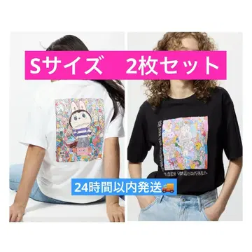 유니클로 popmart UT 라부부 L 2매 세트 UNIQLO S 사이즈