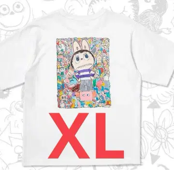 유니클로 팝마트 라부부 T셔츠 XL 사이즈