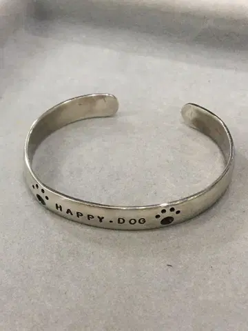 [새상품] silver925 HAPPY DOG 뱅글 팔찌