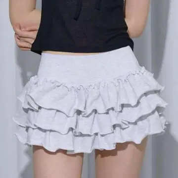 FCMM 프릴 스커트 택 포함