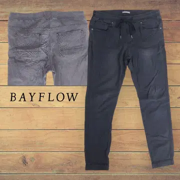 BAYFLOW 하이퍼 스트레치 B-FLEX 마 혼방 조거 팬츠/4