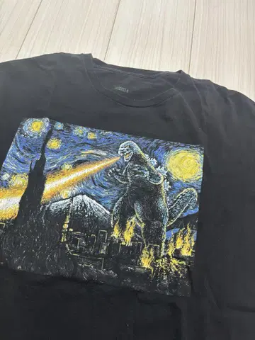 GODZILLA art 고흐 Tshirt