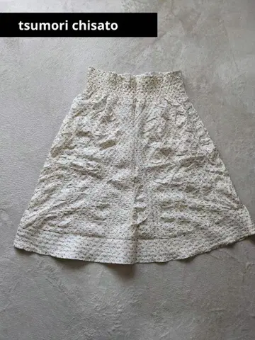 tsumori chisato 실크 스커트