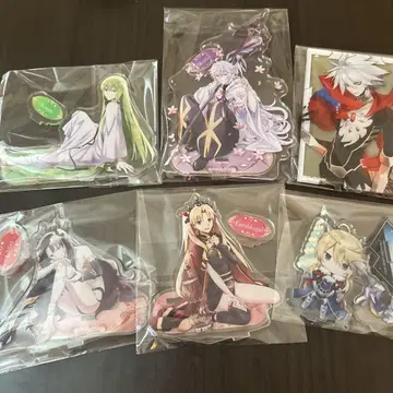Fate 아크릴 스탠드 5개 세트 (스탠드 포함, 덤 증정)