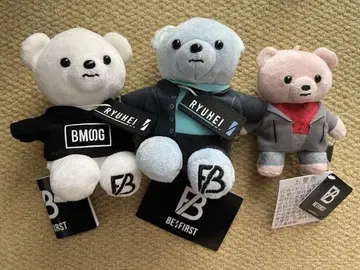 BE:FIRST 비퍼스트 곰 인형 마스코트 3점 세트