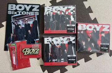 SixTONES BOYZ 3 형태 세트 (굿즈 포함)
