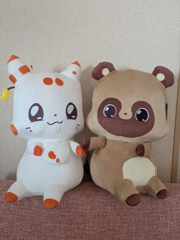 두 꼬리 아기 여우 테n코토포n키치 봉제 인형