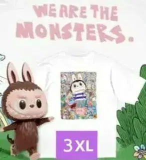 [완판템] UNIQLO 팝마트 콜라보 더 몬스터즈 라부부 T셔츠