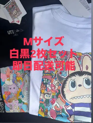POPMART UNIQLO 콜라보 TEE 셔츠 2매 세트