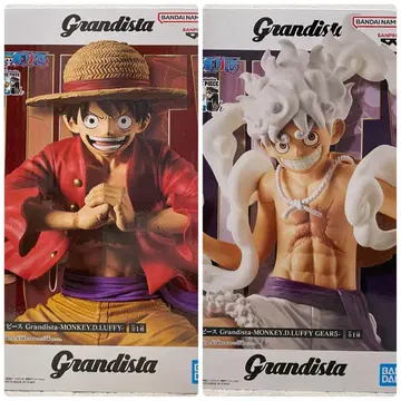 원피스 Grandista 피규어 루피 & 니카 기어5 2종 세트