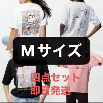 UNIQLO POPMART UT 유니클로 팝마트 라부부 M 사이즈 4매